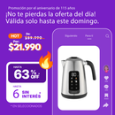 Pava Eléctrica Digital Unnic 1.7L